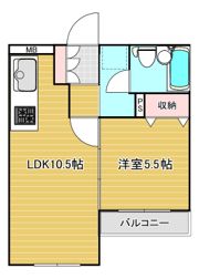 コスモプレイス志木の間取り画像