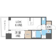セレニテ江坂グランデの間取り画像