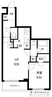 アーバンパーク東六郷Ⅰの間取り画像