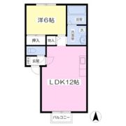 ハイツフルールの間取り画像