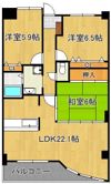 珪州館IIIの間取り画像
