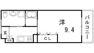 アルバ谷上の間取り画像