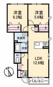 パークビュー西原の間取り画像