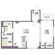 Trinity Shirokane トリニティシロカネの間取り画像