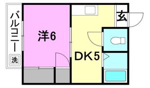 ニューリバーかやまちの間取り画像