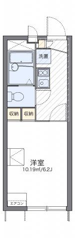 レオパレスコーワ ビレッジの間取り画像