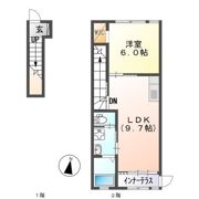 ヴィラ・ソレイユ Bの間取り画像