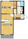 クラヴィエ三萩野 F棟の間取り画像