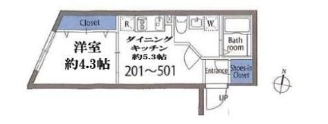 セレス八広の間取り画像