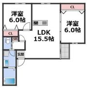 NAGAMORI新深江の間取り画像