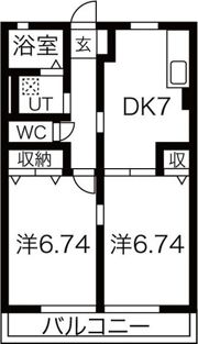 パークサイドの間取り画像