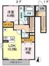 メゾン ド オランジュの間取り画像