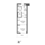 ブランシエスタ品川大井町パークエッジの間取り画像