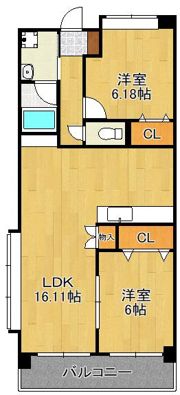 グラシューズ・エールの間取り画像