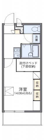 レオパレスやまぶきの間取り画像