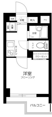 スカイコート新宿弐番館の間取り画像