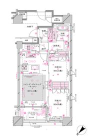 オーパスレジデンス銀座イーストの間取り画像