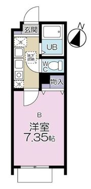 グランビル 阿佐谷の間取り画像