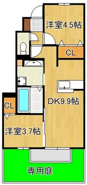 ポサーダ本城の間取り画像