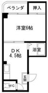 ロイヤル西梅田の間取り画像