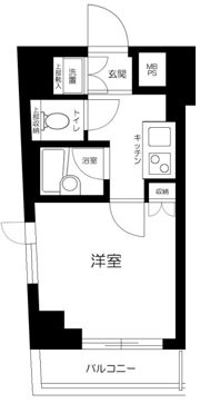 ルーブル高円寺伍番館の間取り画像