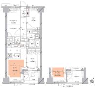 Opus residence Meguro Senzokuの間取り画像