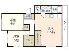 府中三宅マンションの間取り画像