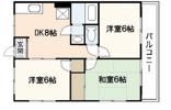 コーポ熊本の間取り画像