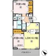カルムハウス長嶺南の間取り画像