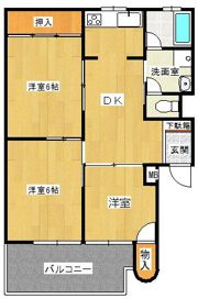 ビスタ相川の間取り画像