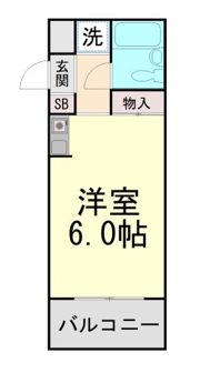 ダイドーメゾン三宮東の間取り画像