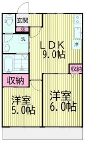 フレールAの間取り画像