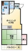 今市ハイツの間取り画像