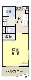 トパーズ白石の間取り画像