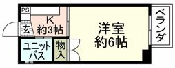 第88東白島ビルの間取り画像