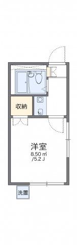 レオパレス白山第4の間取り画像