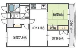 アパルトマン北千里の間取り画像