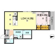 セレノアールBの間取り画像