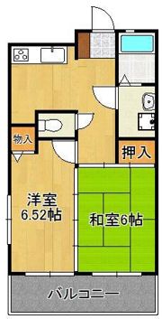エクレール中井の間取り画像