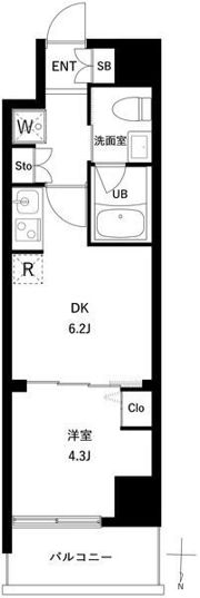 アーバンパーク日暮里Ⅱの間取り画像