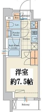 クレストコートTS吾妻橋の間取り画像