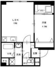 吹上アパートメントの間取り画像