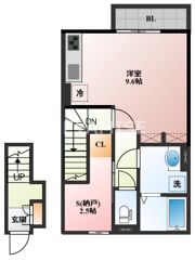 インター池田Ⅲの間取り画像