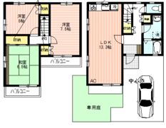 ブリージングタウン百草園の間取り画像