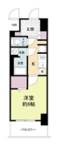 Metrosa京町堀の間取り画像