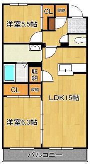 ヴィラアサンテの間取り画像