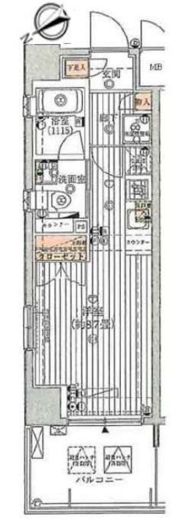 プレール・ドゥーク横浜SOUTH Maison Loireの間取り画像