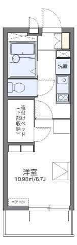 レオパレスユニティの間取り画像