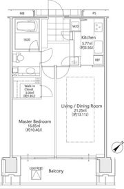 松竹スクエアレジデンスの間取り画像