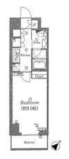 ライジングプレイス石川町の間取り画像